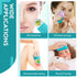 AURUZA Ice Face Roller and Gua Sha Set, Ice Roller for Face & Eye Puffiness Relief Beauty Facial Rollers Mold Icing Self Skin Care Massage Cube Sk...